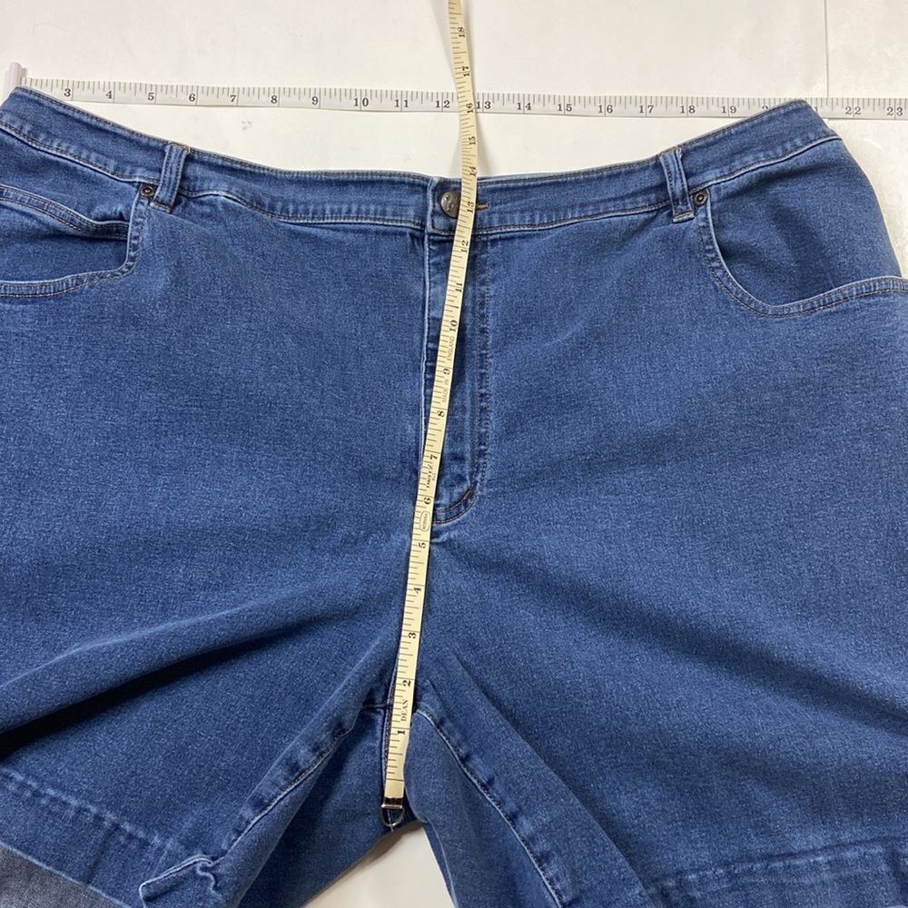 10/$50 SO BLUE SIGRID OLDEN WOMAN JEANS SHORTS SIZE 20W - Picture 4 of 14